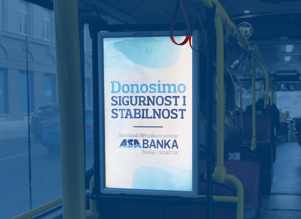 Indoor oglasavanje Info Media Group - ASA Banka 2